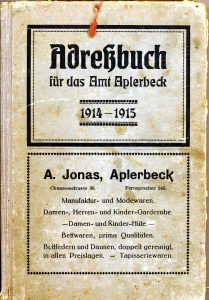 Adreßbuch für das Amt Aplerbeck 1914-1915